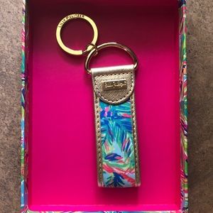 Lilly pulitzer key fob + Nail polishes bundle